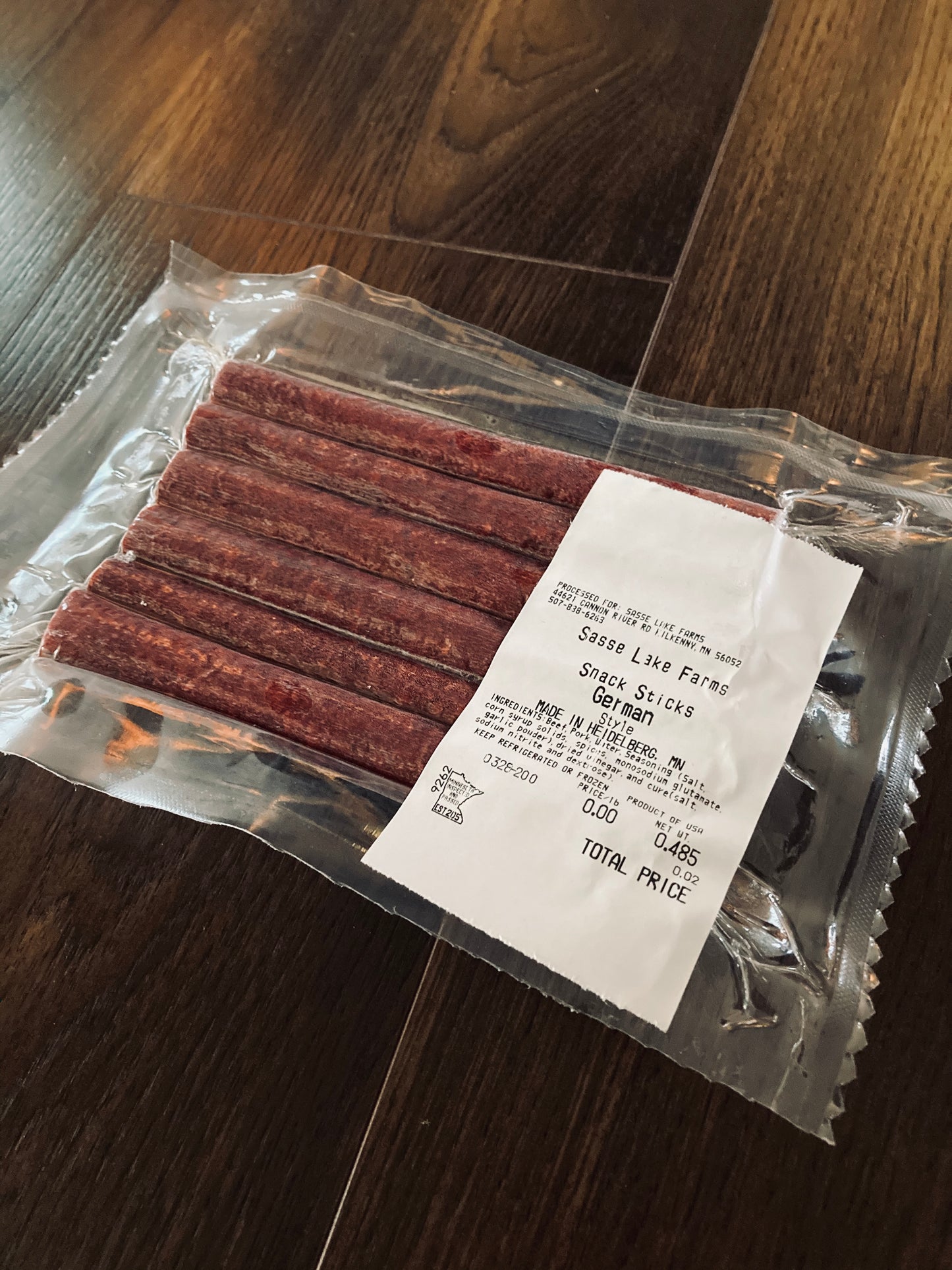 Beef Sticks: German